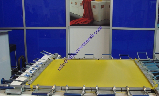Polyester screen printing mesh DPP165 Yellow/White  printing boting cloth