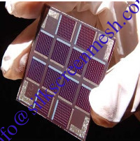Energía solar - malla de impresión de paneles de células solares