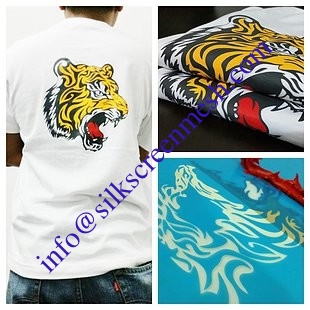 120 cuentas de malla ((47T) Monofilamentos de poliéster 100% de camiseta de seda con malla de serigrafía