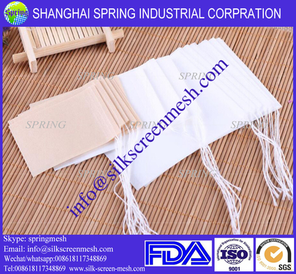 Bolsas de té con filtro de nylon de cuerda de tracción/bolsas de té de malla de nylon/bolsas de malla de nylon de calidad alimentaria para leche de nueces/bolsas de filtro
