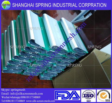 Shanghai SPRING hecha de la pantalla de la impresión de aluminio squeegee manija / porta squeegee / pantalla de la impresión de squeegee manija de aluminio