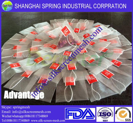 Customized Length Heat Seal Filter Bags Tea Bags for Cotton and Sealing Method