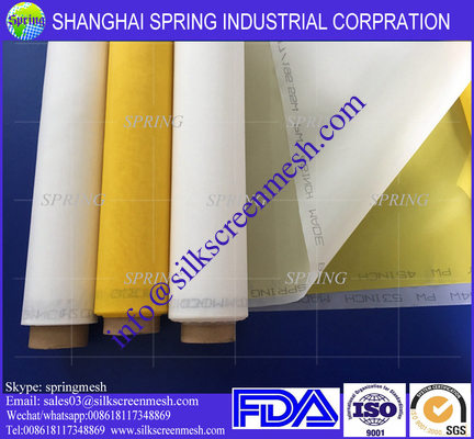 110 malla de serigrafía de Shanghái China -- SPRING fábrica ofrecen ancho máximo 146 pulgadas