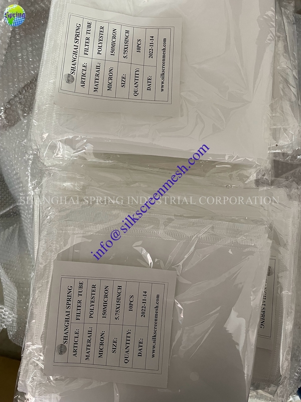 Bolsas de filtro Bolsas de té con precisión de filtración 20-600 malla malla apertura 3micron-2000micron y longitud personalizar longitud