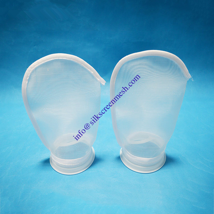 Bolsa de nylon de 200 mallas, bolsa de monofilamentos, bolsa de filtro industrial, bolsa de filtro líquido de nylon MO