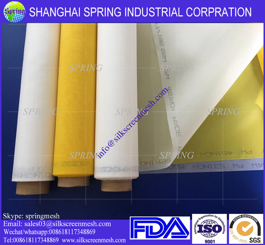 110 malla de serigrafía de Shanghái China -- SPRING fábrica ofrecen ancho máximo 146 pulgadas