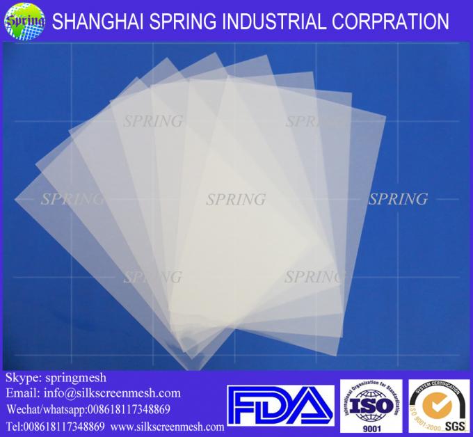 screen transparent film solvent inkjet film for sale