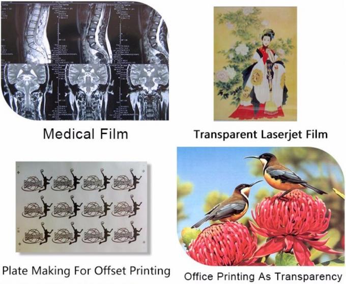 Impresión en pantalla Película transparente de inyección de tinta resistente al agua/Película de inyección de tinta 2