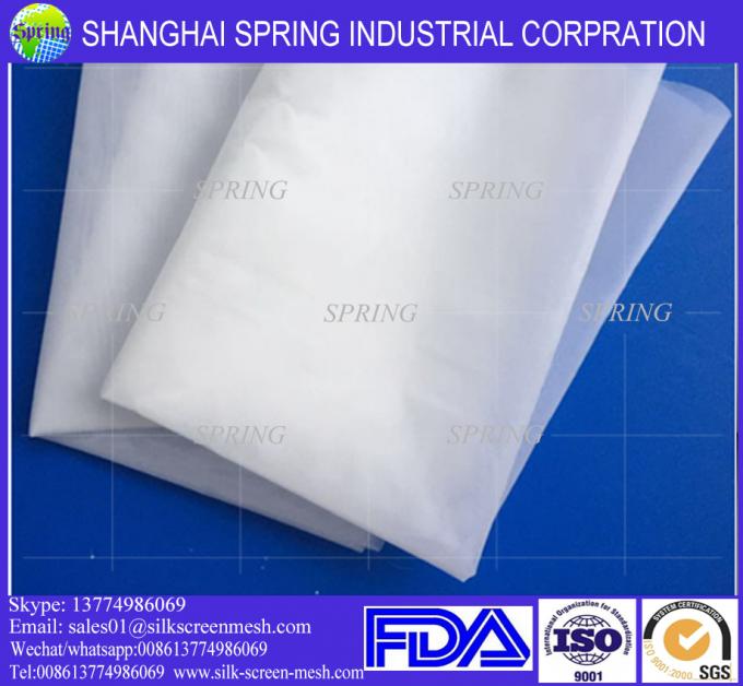 Grado alimenticio 90 120 micron malla de filtro de bolsas de té de nylon para filtro de líquido 0