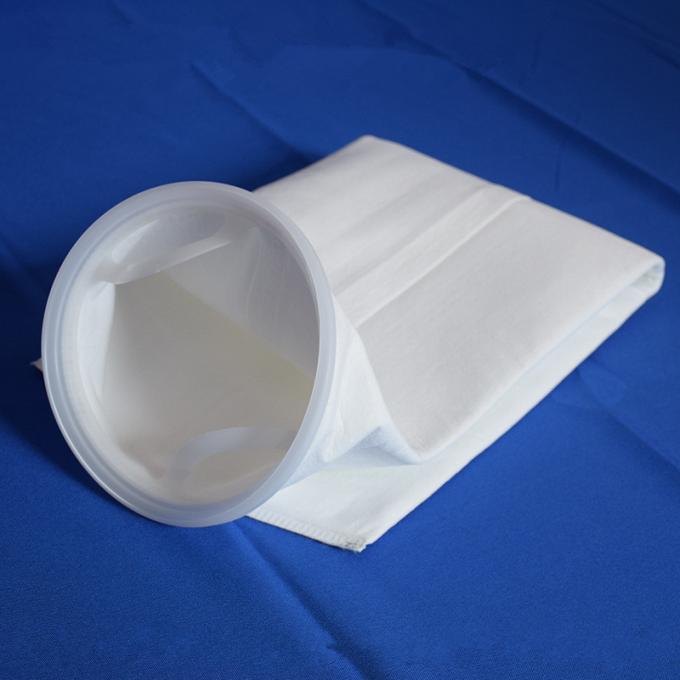 Bolso de filtro de aceite de eliminación de aceite Anillo de acero inoxidable Diseño de costura de múltiples capas Bolso de filtro desengrasado de filtro de alta eficiencia 0